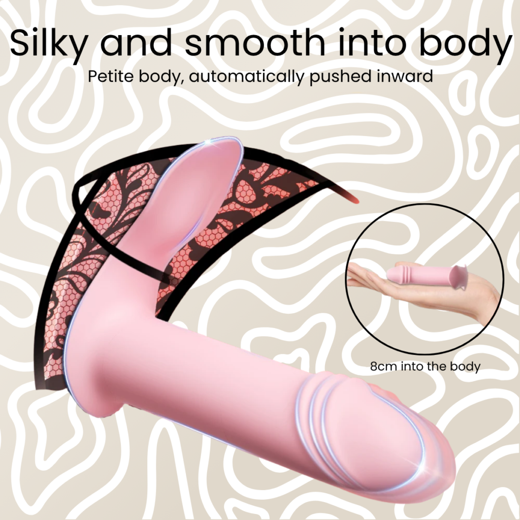 Vibrador Wearable con App Bluetooth para Panty IPX6 Silicona 9 cm