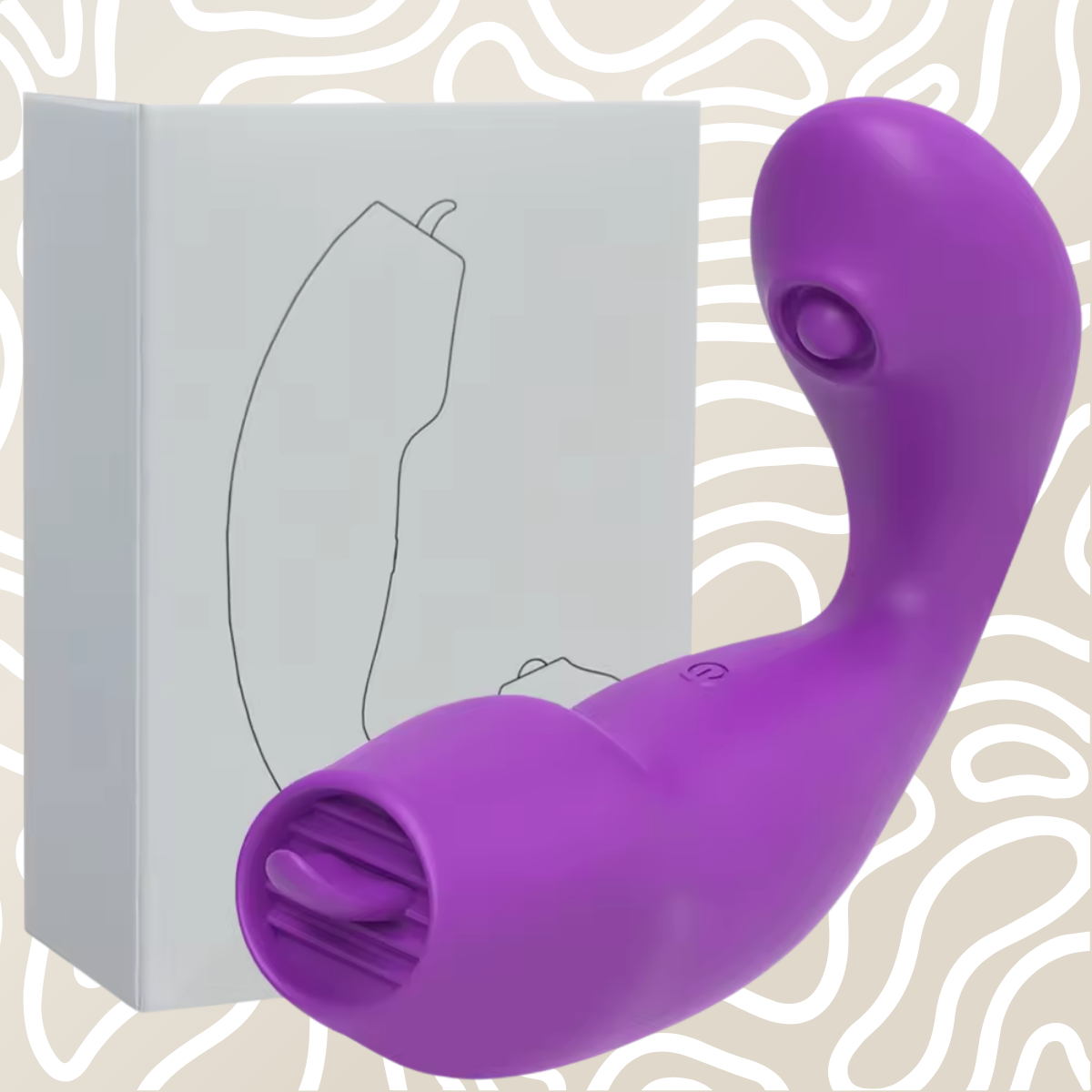 Vibrador con Lengua, Pulsación y App Recargable 10 vibraciones USB: imagen 1