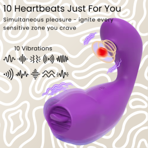 Vibrador con Lengua, Pulsación y App Recargable 10 vibraciones USB: imagen 3
