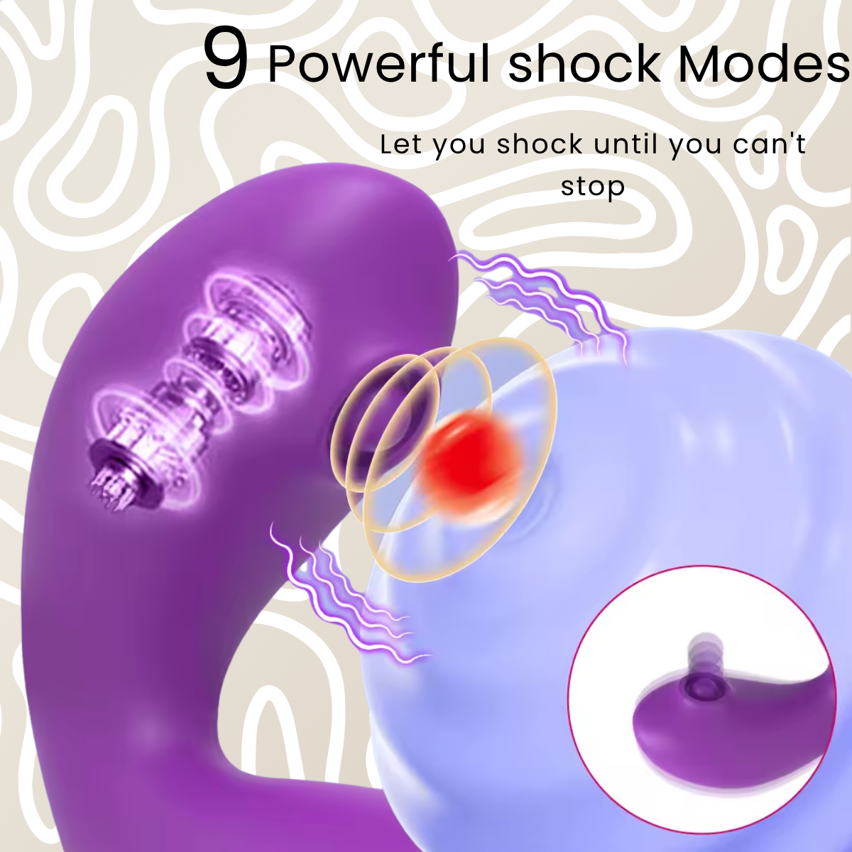 Vibrador con Lengua, Pulsación y App Recargable 10 vibraciones USB: imagen 6